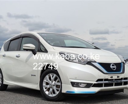 Nissan Nissan Note E-Power Medalist, 2018, KDT, Pearl White Colour, Collision Control, Emergency Break, Alloy Rims, Rear Spoiler, Body Kit
