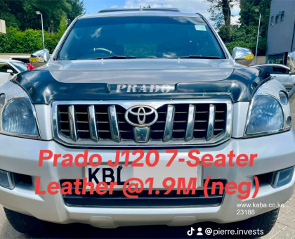 Prado LandCruiser J120 7-Seater Leather Fully Loaded