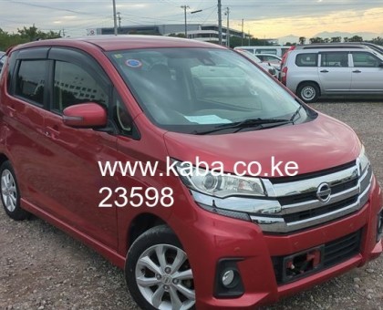 NISSAN DAYZ HIGHWAY STAR, 2018, KDW, 650CC, PETROL, WINE RED COLOUR, 360 CAMERA, COLLISION CONTROL,