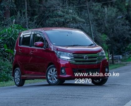 NISSAN DAYZ HIGHWAY STAR, 2018, KDW, 650CC, PETROL,WINE RED COLOUR,360 CAMERA,COLLISSION CONTROL